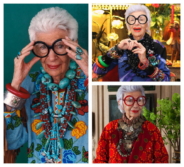 Hiếm khi nào người ta thấy cụ bà thời trang này bỏ quên phụ kiện. Các loại vòng cổ, vòng tay bà sử dụng luôn ăn rơ với trang phục. Hiếm khi nào người ta thấy cụ bà thời trang này bỏ quên phụ kiện. Các loại vòng cổ, vòng tay bà sử dụng luôn ăn rơ với trang phục.