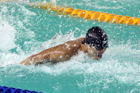 Hoàng Quý Phước không thành công ở nội dung bơi ngửa.