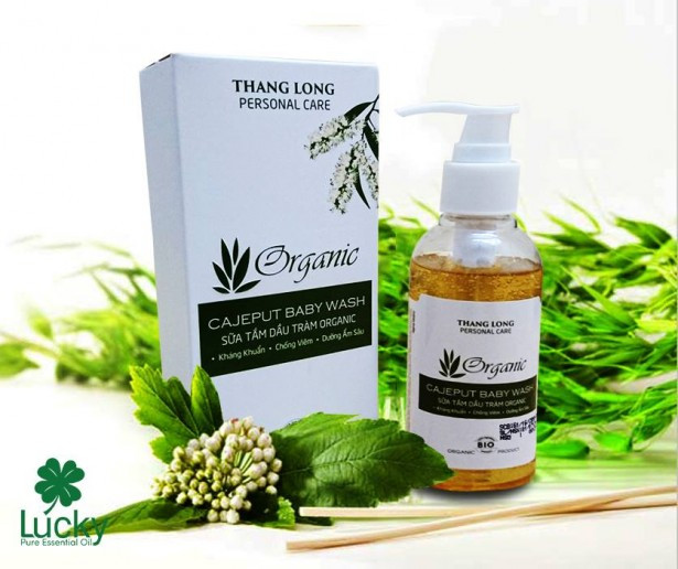 Sản phẩm Sữa tắm dầu tràm Organic Cajeput Baby Wash Sản phẩm Sữa tắm dầu tràm Organic Cajeput Baby Wash