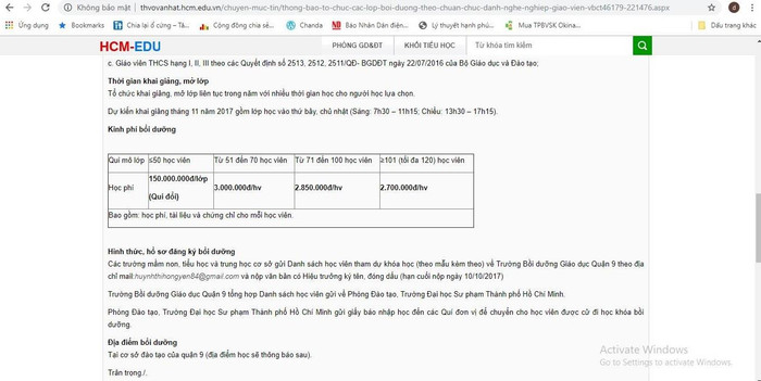 Thông báo kinh phí của Ủy ban Nhân dân quận 9, Thành phố Hồ Chí Minh. (ảnh chụp màn hình) Thông báo kinh phí của Ủy ban Nhân dân quận 9, Thành phố Hồ Chí Minh. (ảnh chụp màn hình)