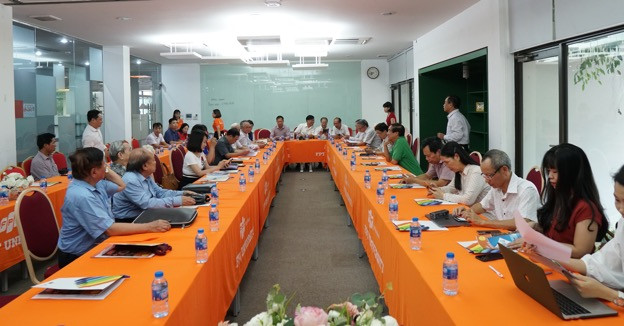 Các đại diện đến từ các trường Đại học-Cao đẳng Ngoài Công lập trên toàn quốc có mặt tham dự buổi họp Các đại diện đến từ các trường Đại học-Cao đẳng Ngoài Công lập trên toàn quốc có mặt tham dự buổi họp