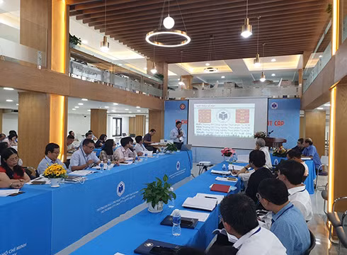 Toàn cảnh hội thảo Tự chủ đại học: Hiện trạng, Kết quả, Bất cập tổ chức vào ngày 18/10 (ảnh: P.L)