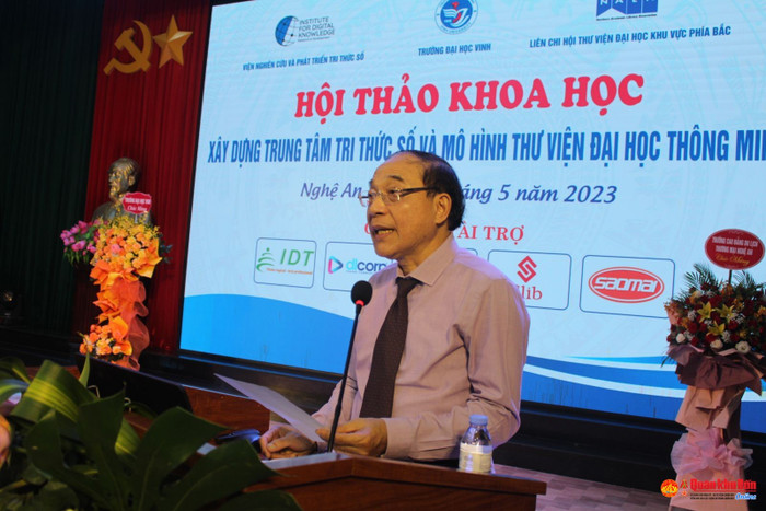 Tiến sĩ Nguyễn Huy Chương – Viện trưởng Viện Nghiên cứu và Phát triển Tri thức số phát biểu Tiến sĩ Nguyễn Huy Chương – Viện trưởng Viện Nghiên cứu và Phát triển Tri thức số phát biểu