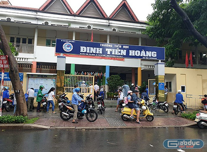 Trường tiểu học Đinh Tiên Hoàng, quận 1, Thành phố Hồ Chí Minh (ảnh: P.L)