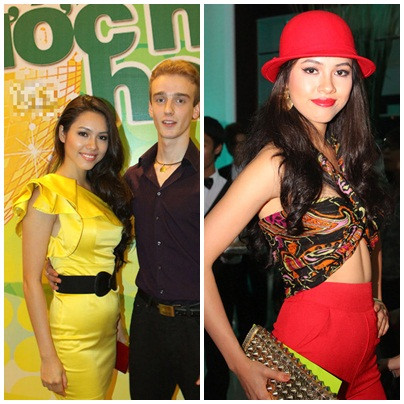 ... Á hậu Hoàng My...