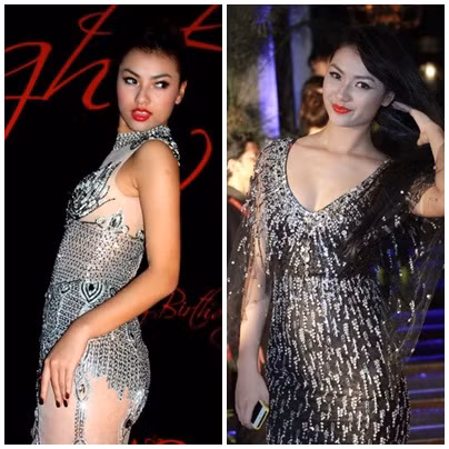 Dù là một trong những chân dài đình đám của làng giải trí, nhưng trong những trang phục lóng lánh này, người ta chẳng còn tìm thấy vòng 2 của Hồng Quế. Dù là một trong những chân dài đình đám của làng giải trí, nhưng trong những trang phục lóng lánh này, người ta chẳng còn tìm thấy vòng 2 của Hồng Quế.