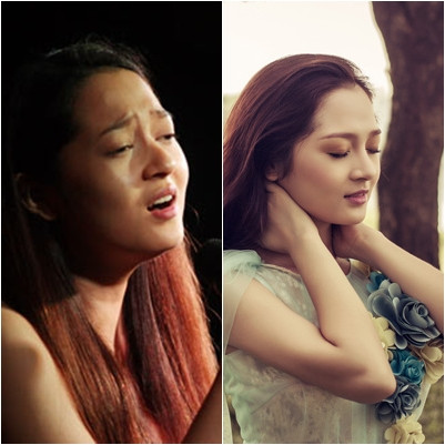 Cùng một góc chụp, nhưng nhan sắc thì như "trên trời và dưới vực" Cùng một góc chụp, nhưng nhan sắc thì như "trên trời và dưới vực"