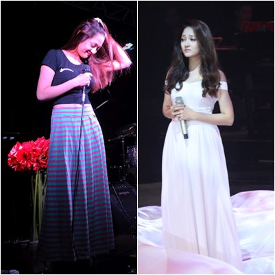 Và bộ váy "đơn giản" này cũng kéo tụt nhan sắc của Bảo Anh xuống nhiều lần Và bộ váy "đơn giản" này cũng kéo tụt nhan sắc của Bảo Anh xuống nhiều lần