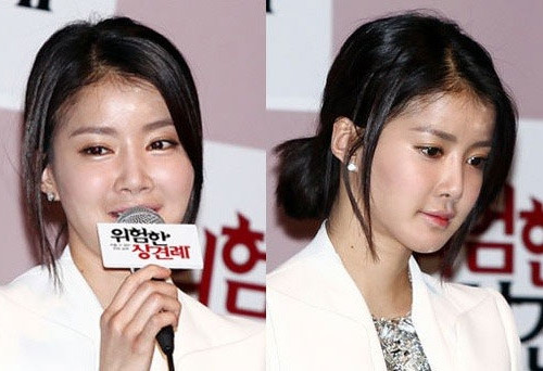 Lee Si Young cũng đã từng khóc dở mếu dở vì lỗi này.