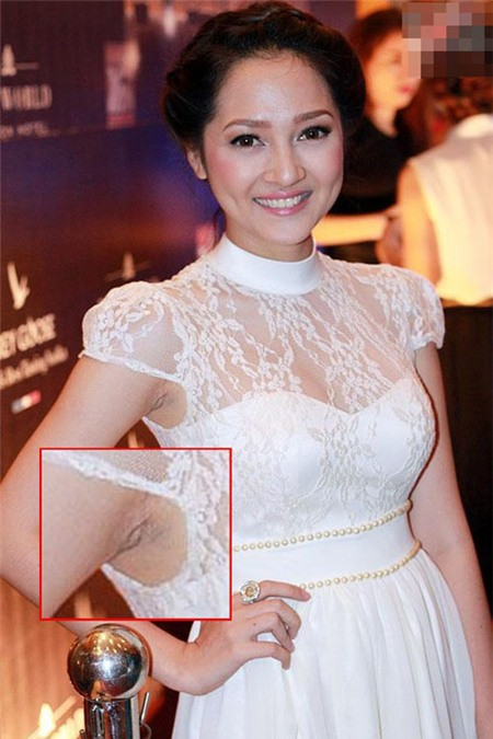 Hơn thế nữa, nghi án càng được dấy lên khi "Taylor Swift của Việt Nam" vô tình để lộ vùng da nhăn nheo vùng kín dưới cánh tay, được xem là bằng chứng cho việc phẫu thuật nâng ngực. Cho đến bây giờ, số đo vòng 1 thật sự của Bảo Anh vẫn là điều là nhiều người phải hồ nghi.