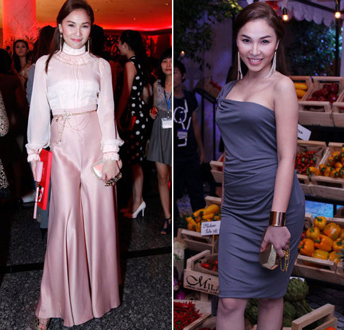 Chân dài Quỳnh Thư có gu ăn mặc không chê vào đâu được Chân dài Quỳnh Thư có gu ăn mặc không chê vào đâu được