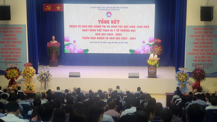 Toàn cảnh hội nghị được tổ chức vào ngày 3/10 ở Trường Đại học Sài Gòn (ảnh: V.D)