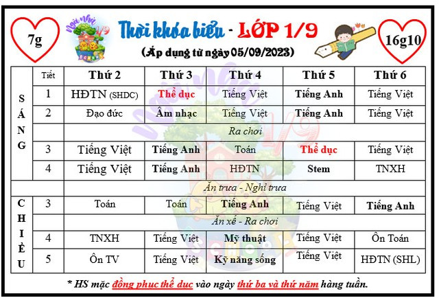 Trường tiểu học Kim Đồng chèn các môn liên kết với thời khóa biểu chính khóa (ảnh: CTV) Trường tiểu học Kim Đồng chèn các môn liên kết với thời khóa biểu chính khóa (ảnh: CTV)