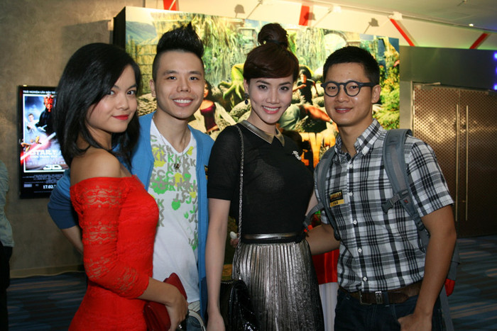 Ca sỹ Quỳnh Anh, Đức Tuấn cũng hào hứng với bộ phim mới.