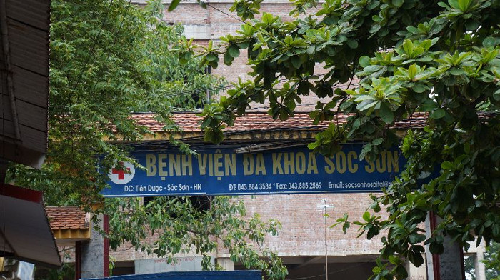 Bệnh viện Đa khoa Sóc Sơn. Ảnh VIẾT CƯỜNG Bệnh viện Đa khoa Sóc Sơn. Ảnh VIẾT CƯỜNG