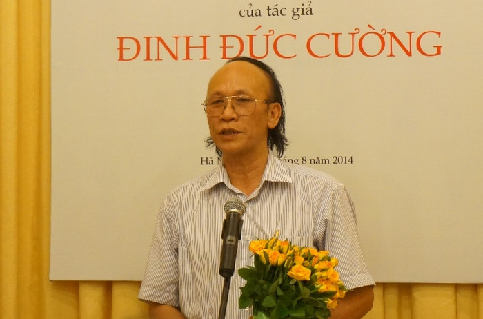 Tác giả Đinh Đức Cường. Ảnh: Viết Cường