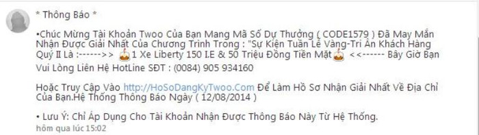 Mẫu tin nhắn kẻ xấu gửi qua tin nhắn trên trang mạng xã hội để lừa nạp thẻ cào điện thoại Mẫu tin nhắn kẻ xấu gửi qua tin nhắn trên trang mạng xã hội để lừa nạp thẻ cào điện thoại