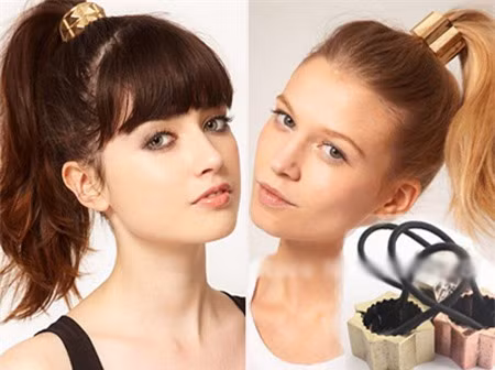 Tóc đuôi ngựa cũng là một lựa chọn phổ biến của phái đẹp khi hè tới. Chỉ cần sử dụng phụ kiện cột tóc bằng kim loại bạn đã mang lại cá tính mới cho mái tóc của mình.