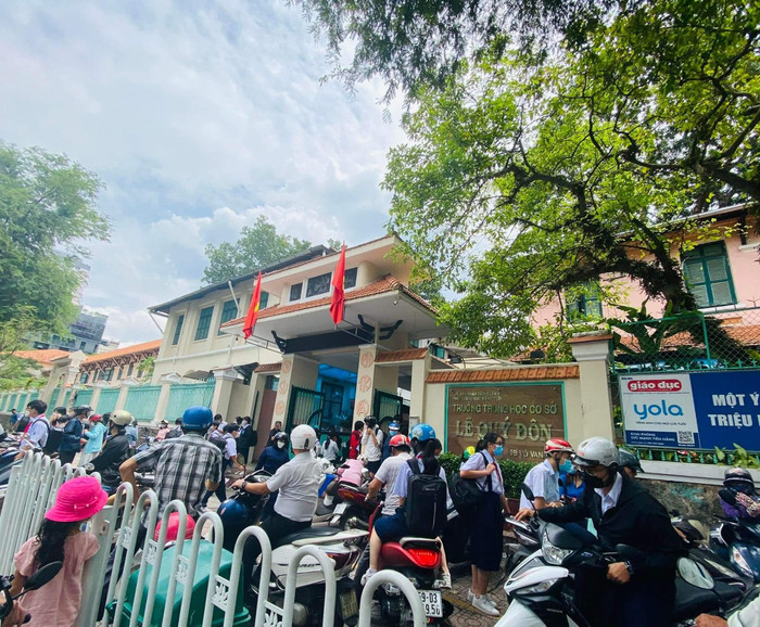 Trường trung học cơ sở Lê Quý Đôn, quận 3, Thành phố Hồ Chí Minh (ảnh minh họa: P.L)