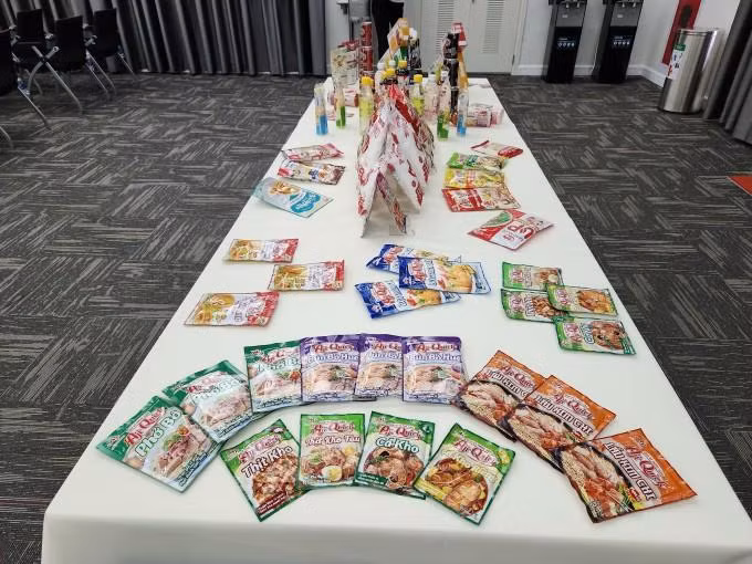 Những nhóm sản phẩm đa dạng của Công ty Ajinomoto Việt Nam (ảnh: Ajinomoto VN)