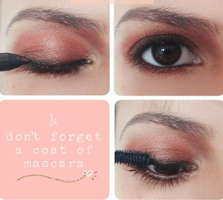 Với viền mí trên, bạn nên dùng bút dạng sáp hoặc nước để đường kẻ được sắc nét. Cuối cùng, đừng quên chuốt mascara. Với viền mí trên, bạn nên dùng bút dạng sáp hoặc nước để đường kẻ được sắc nét. Cuối cùng, đừng quên chuốt mascara.