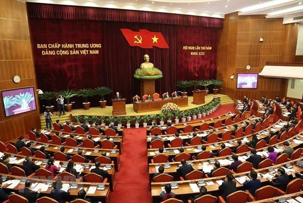 Tổng Bí thư Nguyễn Phú Trọng phát biểu khai mạc hội nghị. (Ảnh: Trí Dũng/TTXVN) Tổng Bí thư Nguyễn Phú Trọng phát biểu khai mạc hội nghị. (Ảnh: Trí Dũng/TTXVN)