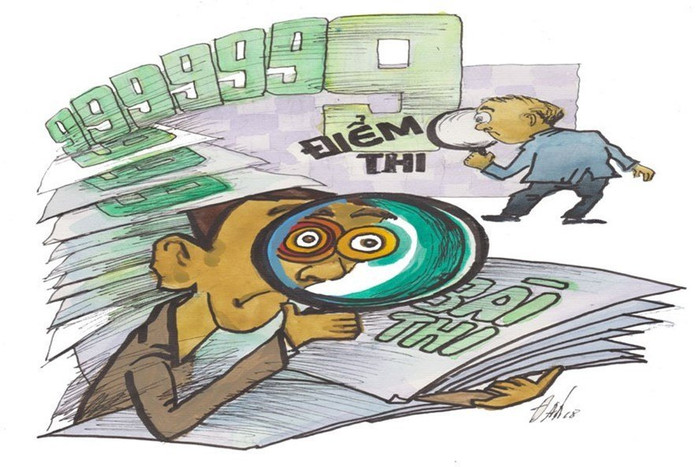 Vụ gian lận điểm thi năm 2018 gây chấn động dư luận. Ảnh minh họa/Vietnamnet.vn Vụ gian lận điểm thi năm 2018 gây chấn động dư luận. Ảnh minh họa/Vietnamnet.vn