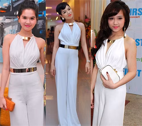 Ngọc Trinh, Lệ Quyên và một hot girl.