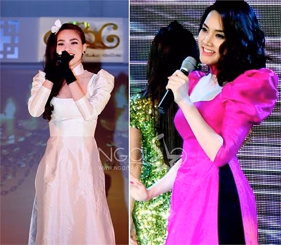 Hà Hồ và Trang Nhung.