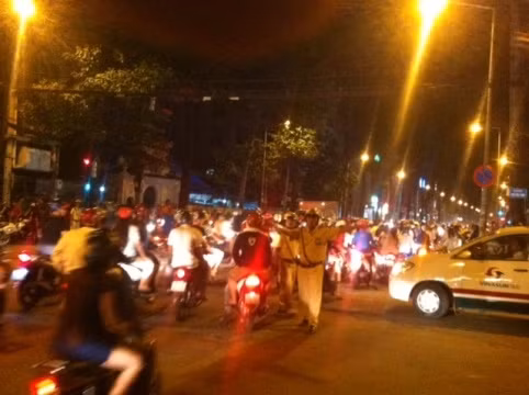 Lực lượng CSGT TP.HCM sẽ phân luồng giao thông nghiêm ngặt dịp lễ 30/4 năm nay (Ảnh minh họa)