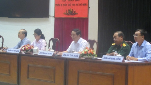 Toàn bộ 5 ứng cử viên đại biểu Quốc hội thuộc đơn vị số 1 - Đoàn đại biểu Quốc hội TP.HCM (ảnh: P.L) Toàn bộ 5 ứng cử viên đại biểu Quốc hội thuộc đơn vị số 1 - Đoàn đại biểu Quốc hội TP.HCM (ảnh: P.L)