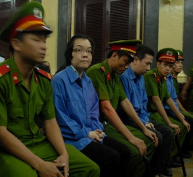 Huyền Như và các đồng phạm tại tòa phúc thẩm. Huyền Như và các đồng phạm tại tòa phúc thẩm.
