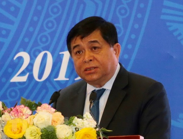 Bộ trưởng Bộ Kế hoạch và Đầu tư Nguyễn Chí Dũng. (Ảnh: Trần Việt/TTXVN)