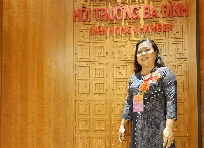 Cô Ngọc là một trong những nhà giáo tiêu biểu 2020 được Bộ Giáo dục và Đào tạo vinh danh. (Ảnh: Nhân vật cung cấp)