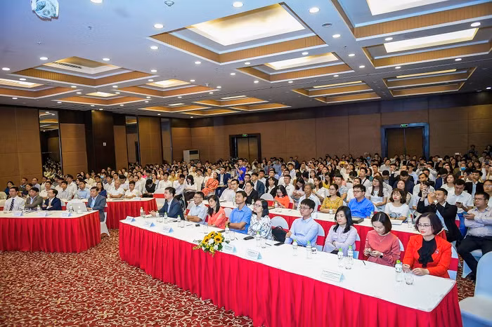 Toàn cảnh lễ trao học bổng của VinIF sáng 23/11/2020.