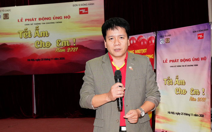 Ông Dương Hoài Nam, Giám đốc Văn phòng miền Bắc, phát biểu tại lễ phát động.