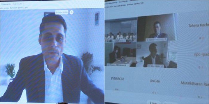 Cầu truyền hình với Tổ chức xếp hạng Fitch Ratings, Ngân hàng Thế giới (World Bank) và nhóm tư vấn Mizuho Cầu truyền hình với Tổ chức xếp hạng Fitch Ratings, Ngân hàng Thế giới (World Bank) và nhóm tư vấn Mizuho