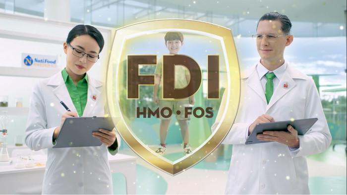 Công thức FDI độc quyền từ Viện Nghiên cứu Dinh dưỡng Nutifood Thụy Điển, xây dựng nền tảng “Đề kháng khỏe - Tiêu hóa tốt".