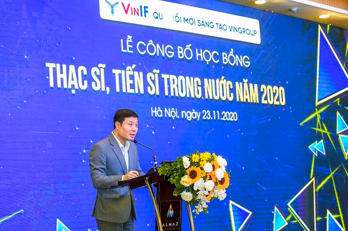 GS. Vũ Hà Văn (Giám đốc Khoa học Quỹ Đổi mới sáng tạo Vingroup) khẳng định: VinIF luôn nỗ lực hết sức để đồng hành cùng đội ngũ các nhà nghiên cứu trẻ, các cán bộ nghiên cứu khoa học.