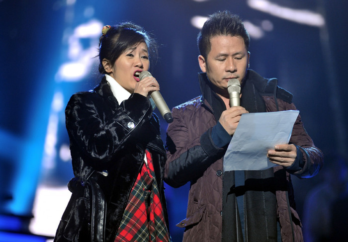 Bằng Kiều và Hồng Nhung.