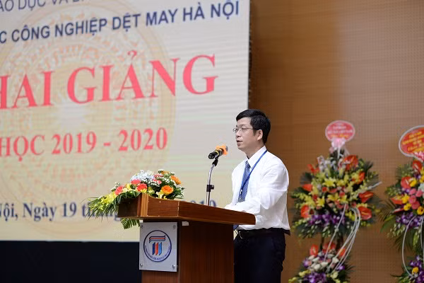 Tiến sĩ Hoàng Xuân Hiệp - Hiệu trưởng Trường Đại học Công nghiệp Dệt may Hà Nội. (Ảnh: Vinatex.com.vn)