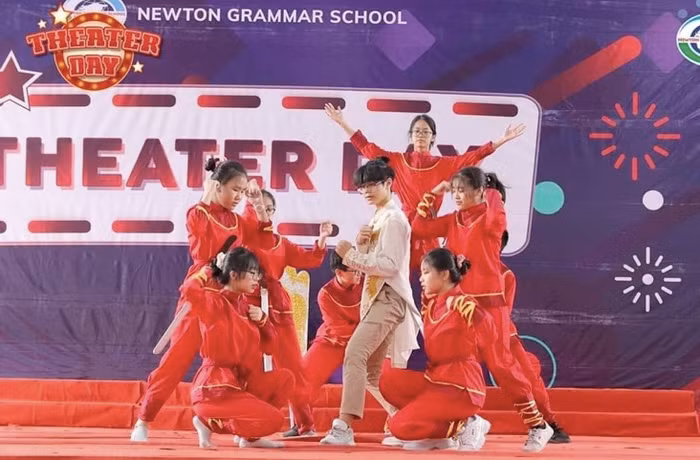 Học sinh 7G1 tham dự Theater day - Kịch nghệ bằng Tiếng Anh