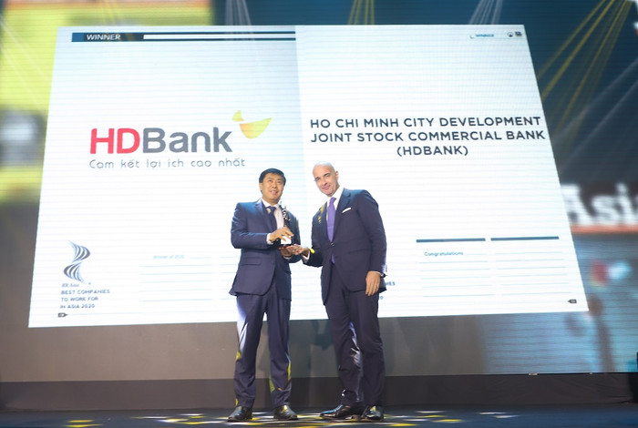 HDBank được vinh danh là "Nơi làm việc tốt nhất châu Á". HDBank được vinh danh là "Nơi làm việc tốt nhất châu Á".