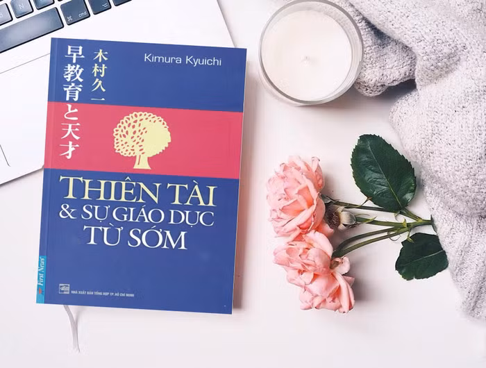 Cuốn sách "Thiên tài và sự giáo dục từ sớm” của tác giả Kimura Kyuichi. (Ảnh: Blifevn.com)