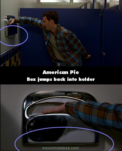 Bao giấy bị lọt ở cảnh trước đã "chui" ngược lên nằm gọn trong hộp.