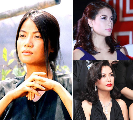 Trương Ngọc Ánh cũng dính nghi án thẩm mỹ. Chiếc mũi mới của cô bị đánh giá là quá nhỏ so với gương mặt