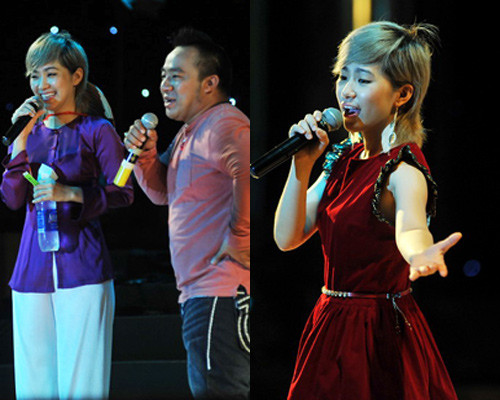 Mái tóc tém nhuộm sáng đã khiến Lương Bích Hữu rất "mắc cười" khi kết hợp cùng những trang phục dịu dàng như thế này. Mái tóc tém nhuộm sáng đã khiến Lương Bích Hữu rất "mắc cười" khi kết hợp cùng những trang phục dịu dàng như thế này.