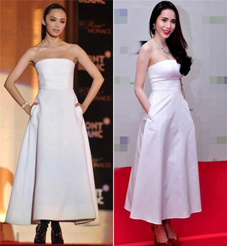 12. Chiếc váy này Thủy Tiên đã từng mạnh miệng nói rằng do cô tự thiết kế. Tuy nhiên, khi ngôi sao Trung Quốc - Diêu Thần mặc một chiếc váy của Jil Sander ở một sự kiện trong năm 2012 nhiều người mới giật mình nhận ra sự thật 12. Chiếc váy này Thủy Tiên đã từng mạnh miệng nói rằng do cô tự thiết kế. Tuy nhiên, khi ngôi sao Trung Quốc - Diêu Thần mặc một chiếc váy của Jil Sander ở một sự kiện trong năm 2012 nhiều người mới giật mình nhận ra sự thật