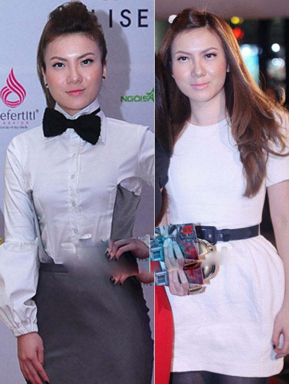 Sau những tin đồn về dao kéo thẩm mỹ, gương mặt cô bỗng chốc xấu hẳn đi. Mũi của cô cũng trở nên méo mó trông thấy