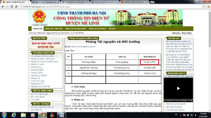 Số điện thoại bàn của ông Tổ trưởng tổ công tác Đinh Ngọc Thức gọi đến báo là không có? Số điện thoại bàn của ông Tổ trưởng tổ công tác Đinh Ngọc Thức gọi đến báo là không có?